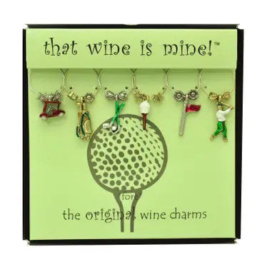 Fore Wine Painted Charms