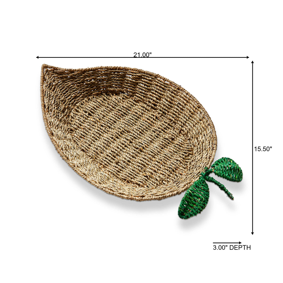Lemon Seagrass Tray Natural Summer