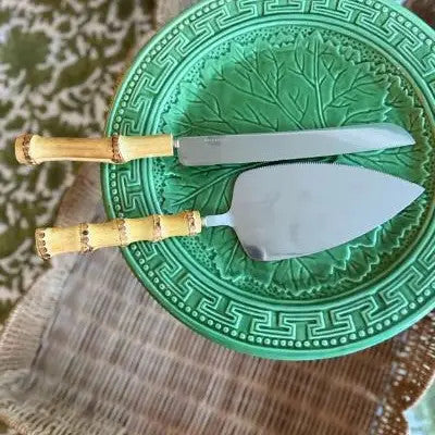 Bamboo Cake Server