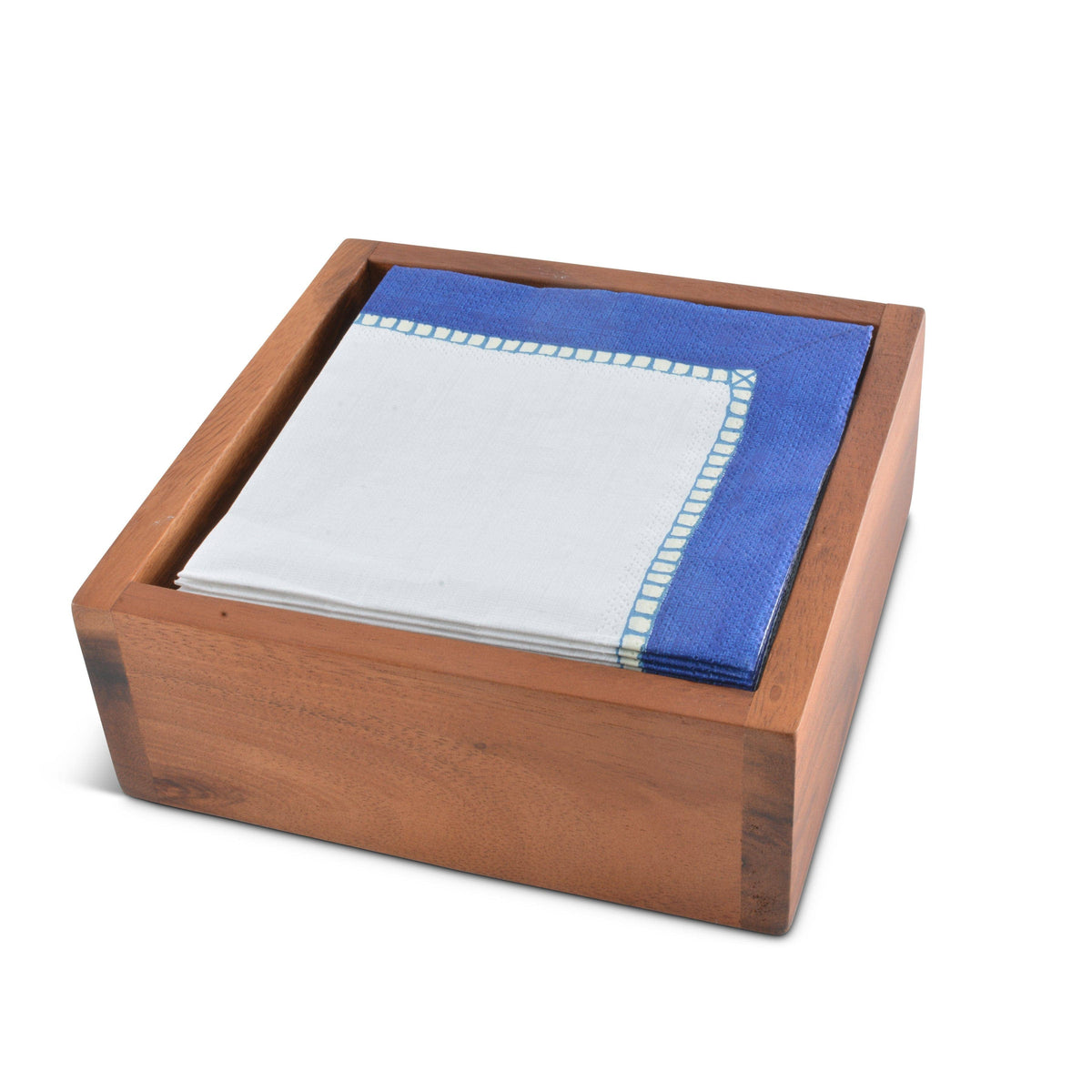 Cocktail Wood Napkin Box