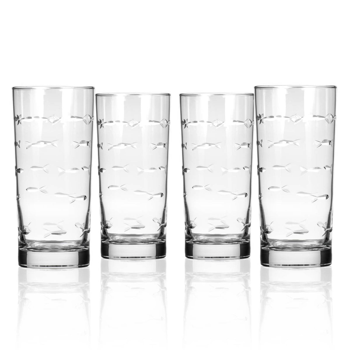 School of Fish 15oz Cooler Highball Cocktail Glass