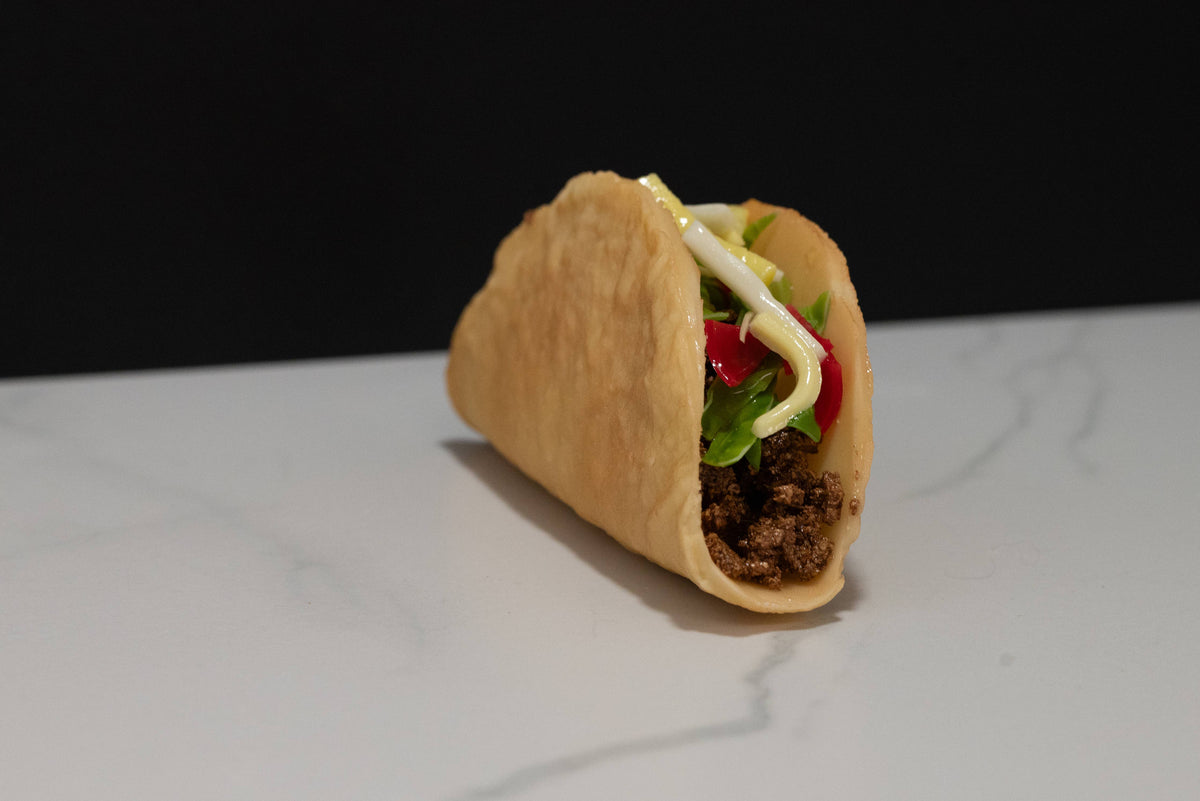 Decorative Beef Taco Replica Tabletop Object