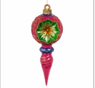 Multi Pink Vintage Ornament 10"