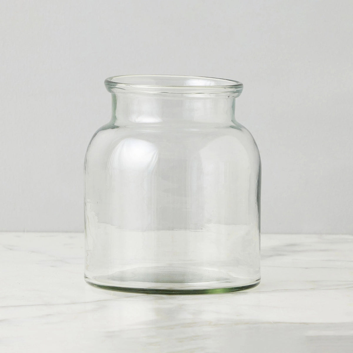 Clear Glass Mason Jar Flower Vase, 3L