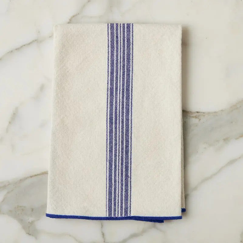 Dinner Napkins, Vintage Blue Stripe, Set of 4