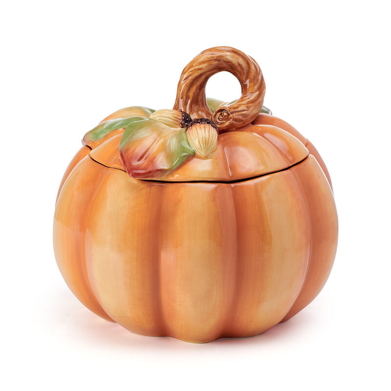 Fall Harvest Pumpkin Cookie Jar