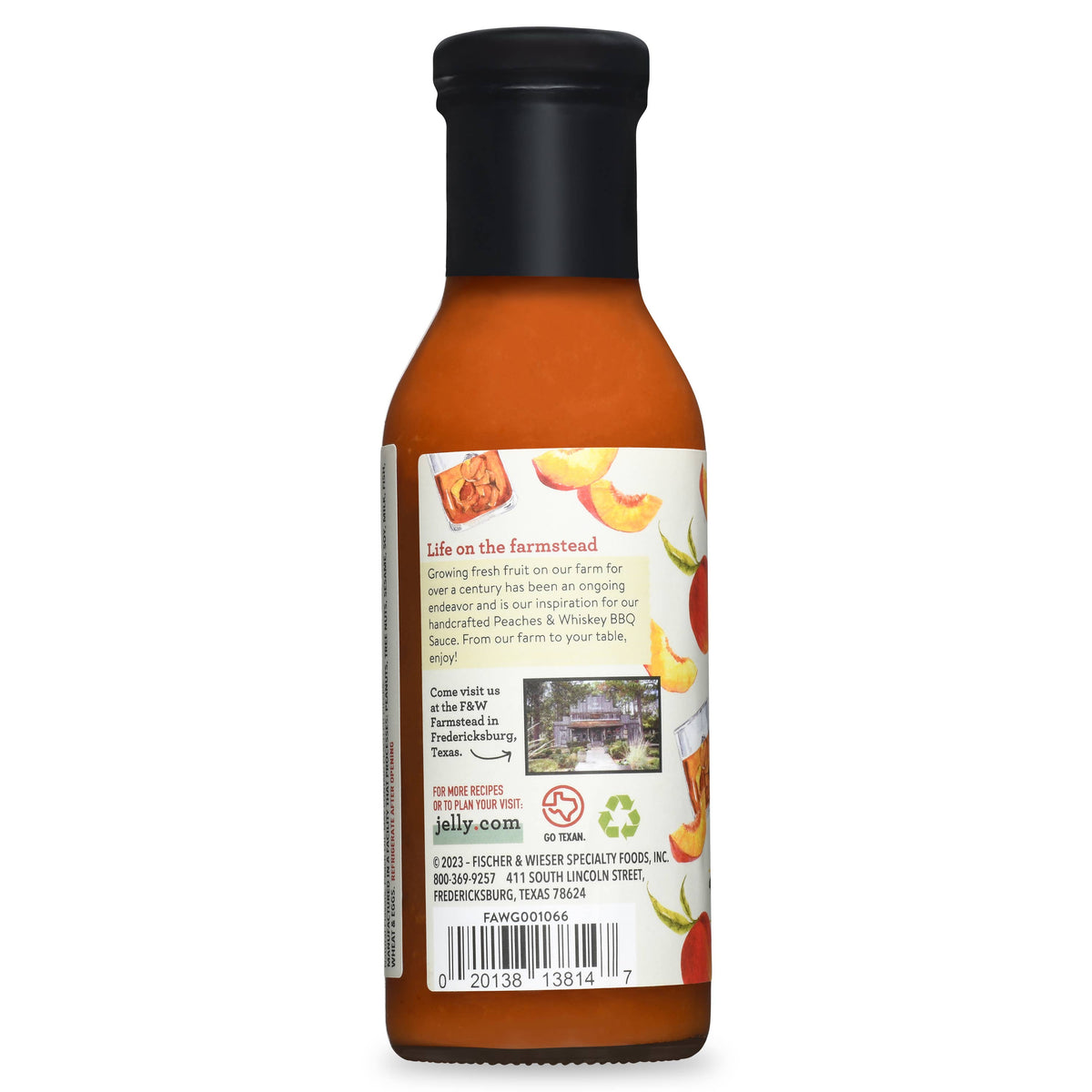 Peaches & Whiskey BBQ Sauce - NEW LABEL