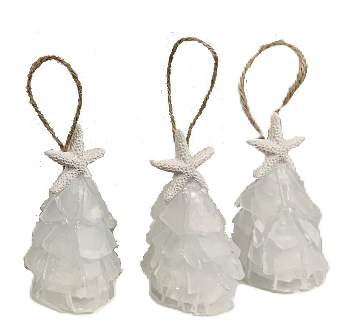 Seaglass 3D Christmas Ornament