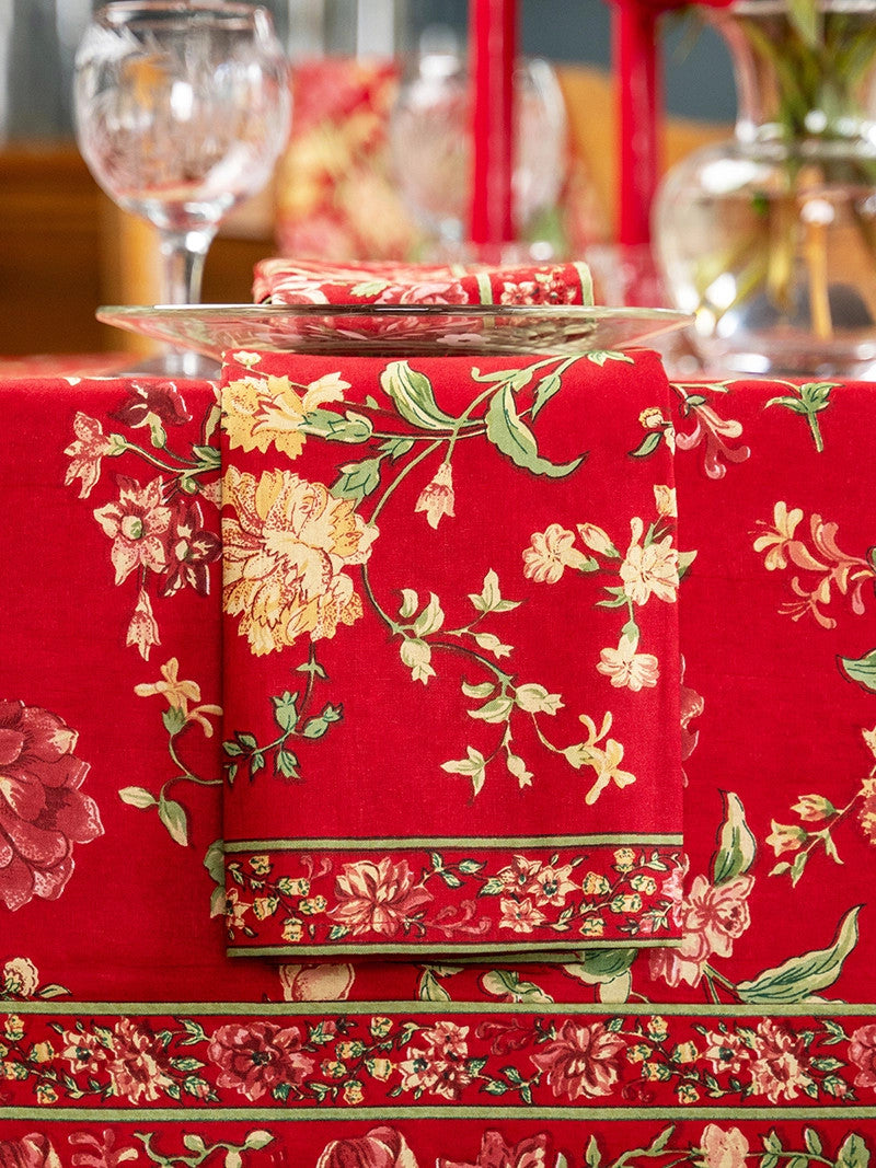 Milene Napkin Set of 4 - Red
