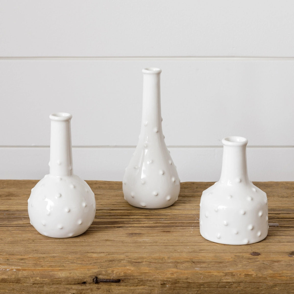 Dottie Bud Vases (Pk/03 Ast)
