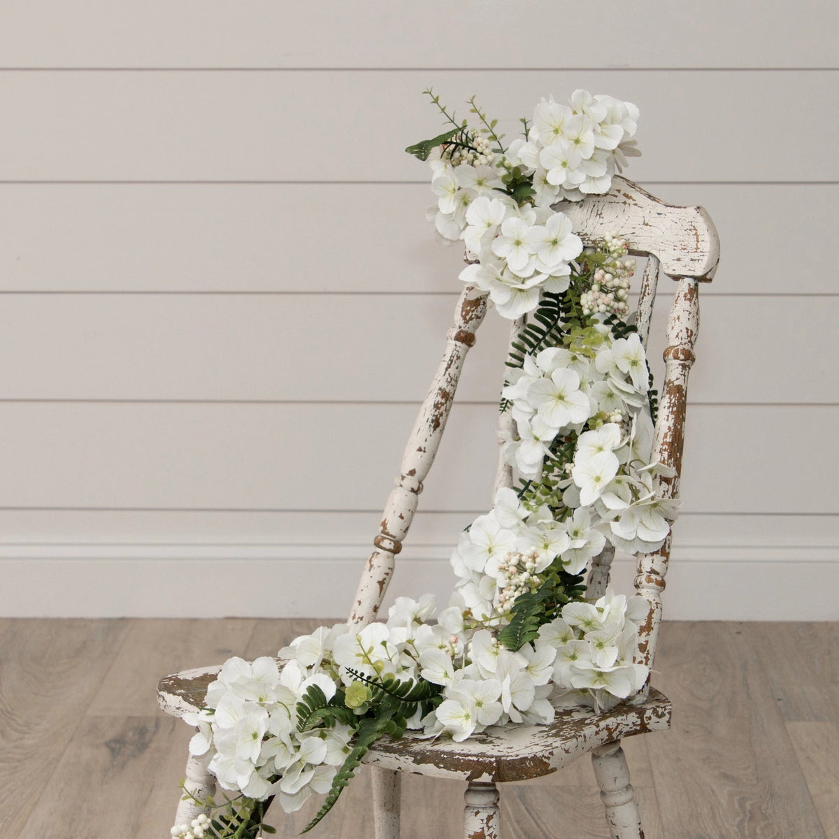 Garland - White Hydrangea (PC)