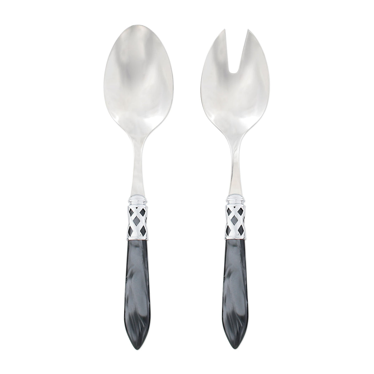Aladdin Brilliant Charcoal Salad Server Set