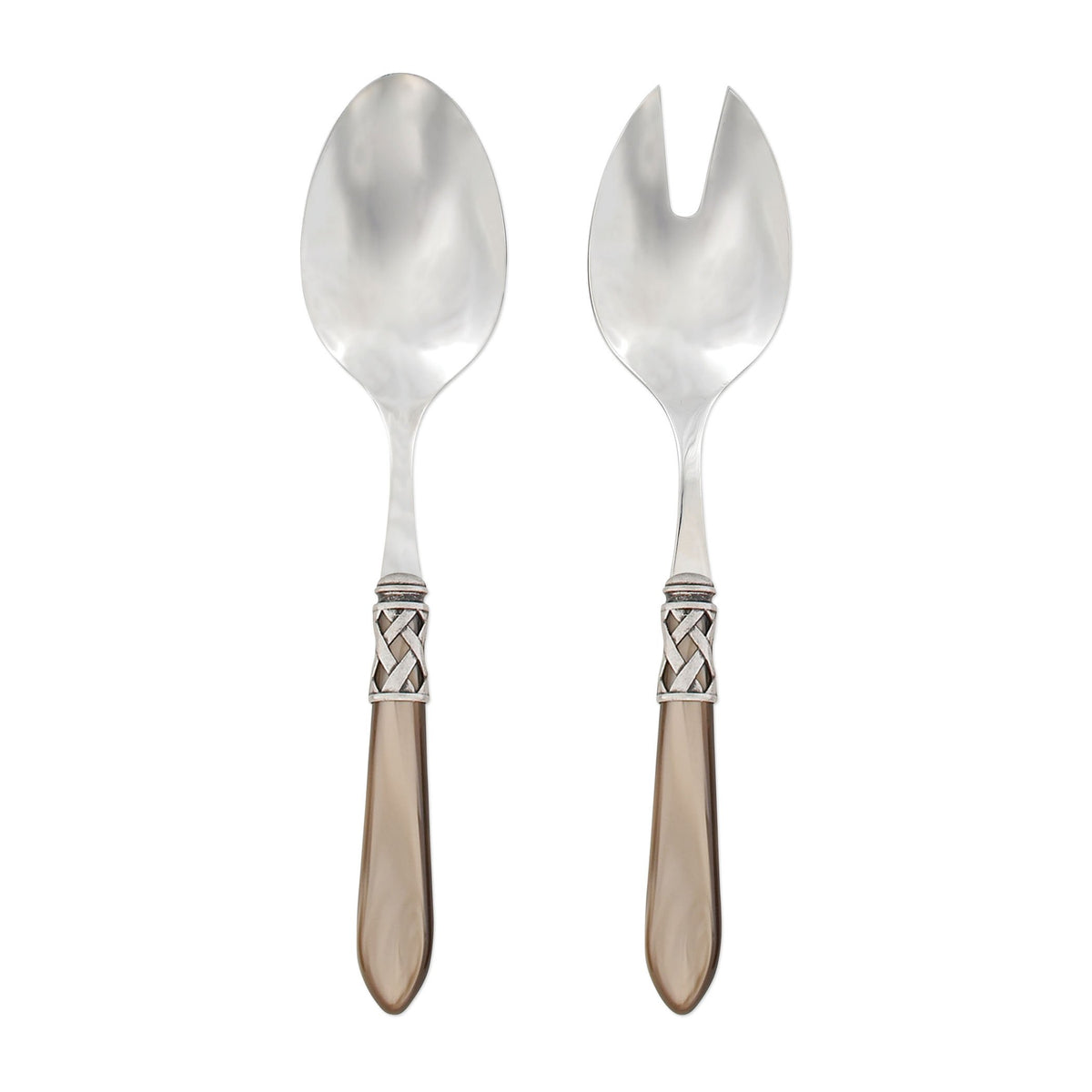 Aladdin Antique Taupe Salad Server Set
