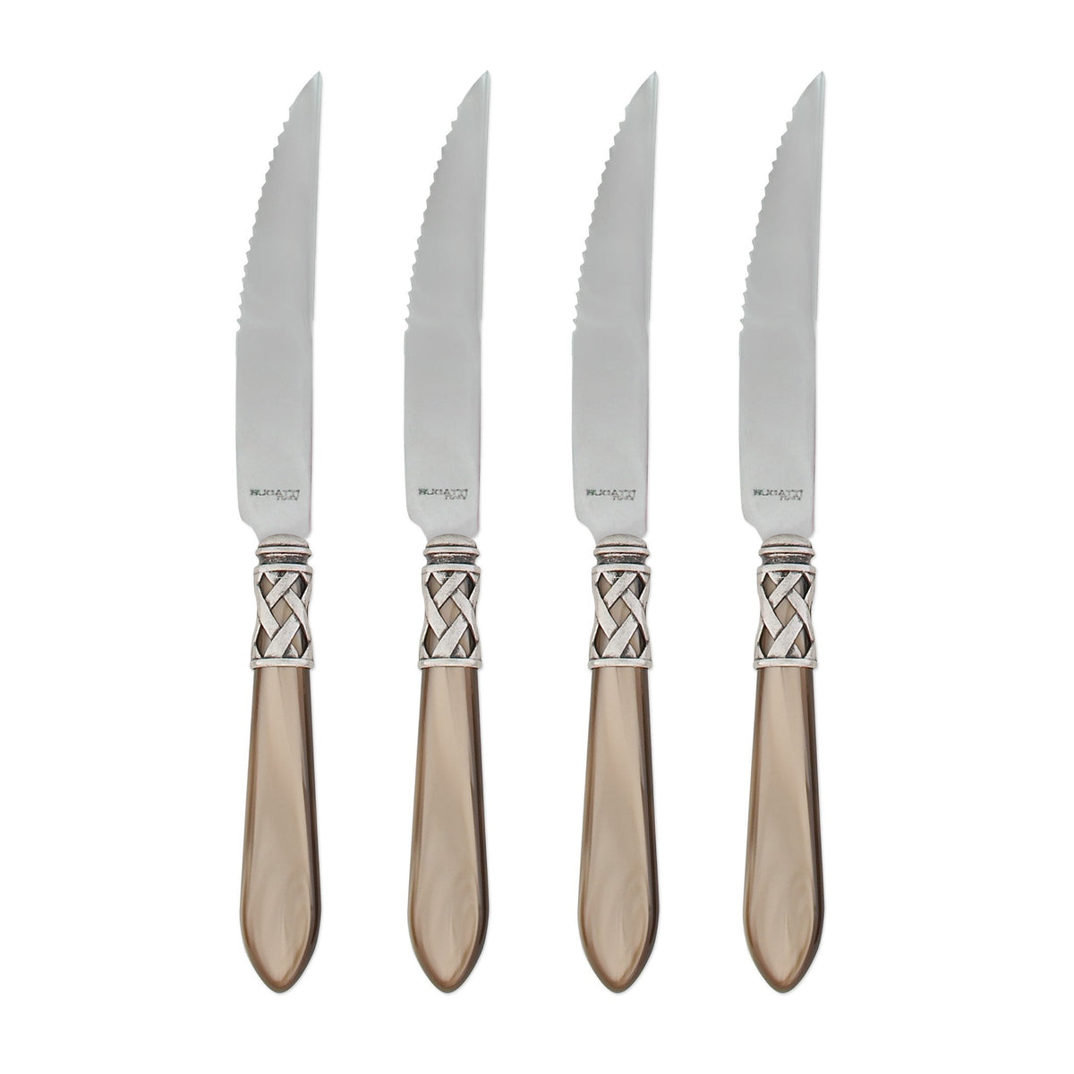 Aladdin Antique Taupe Steak Knives - Set of 4