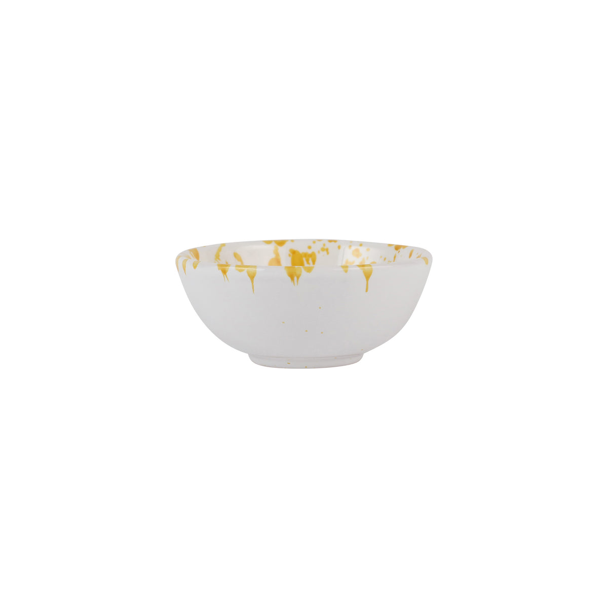 Amalfitana Yellow Splatter Dipping Bowl