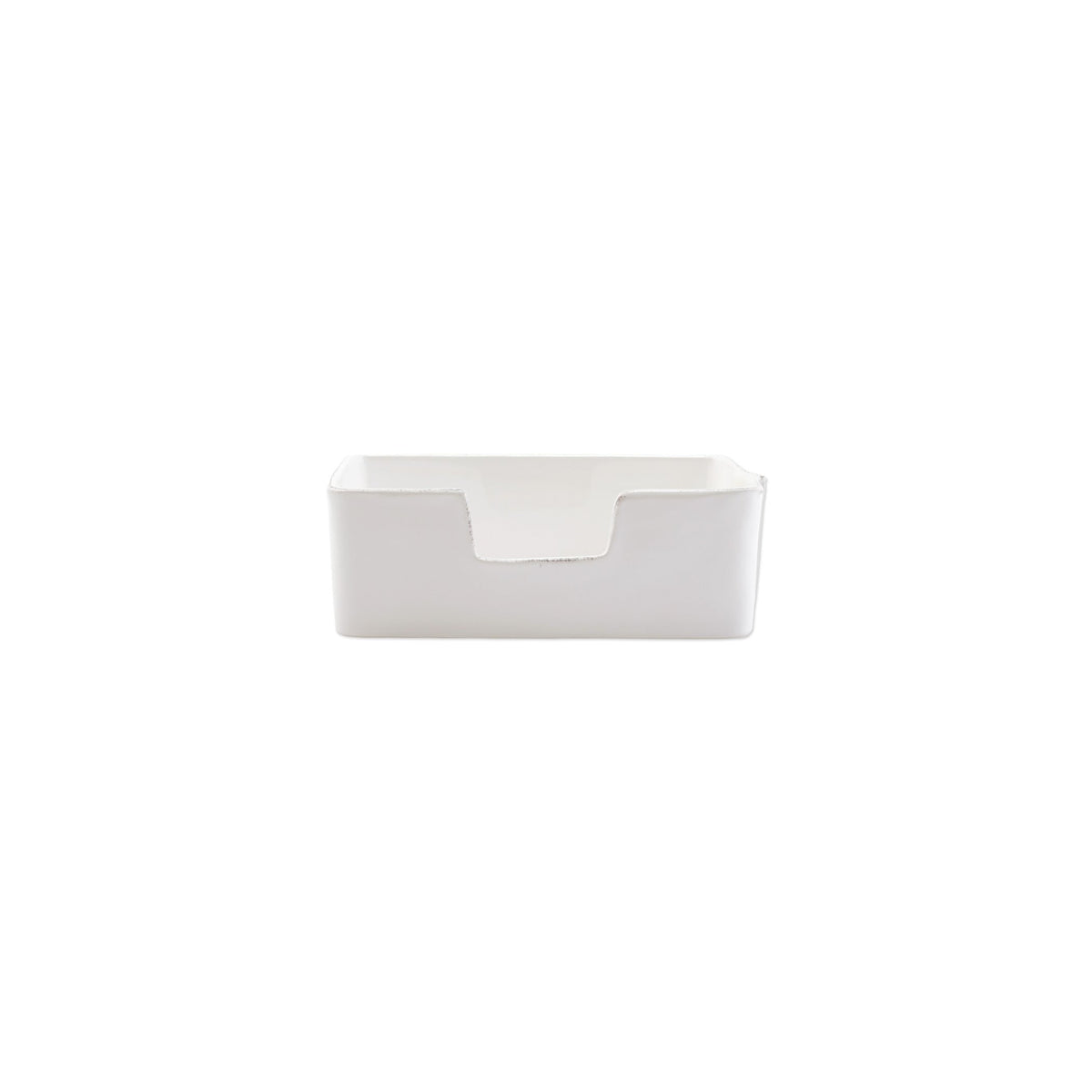 Lastra White Guest Towel Holder