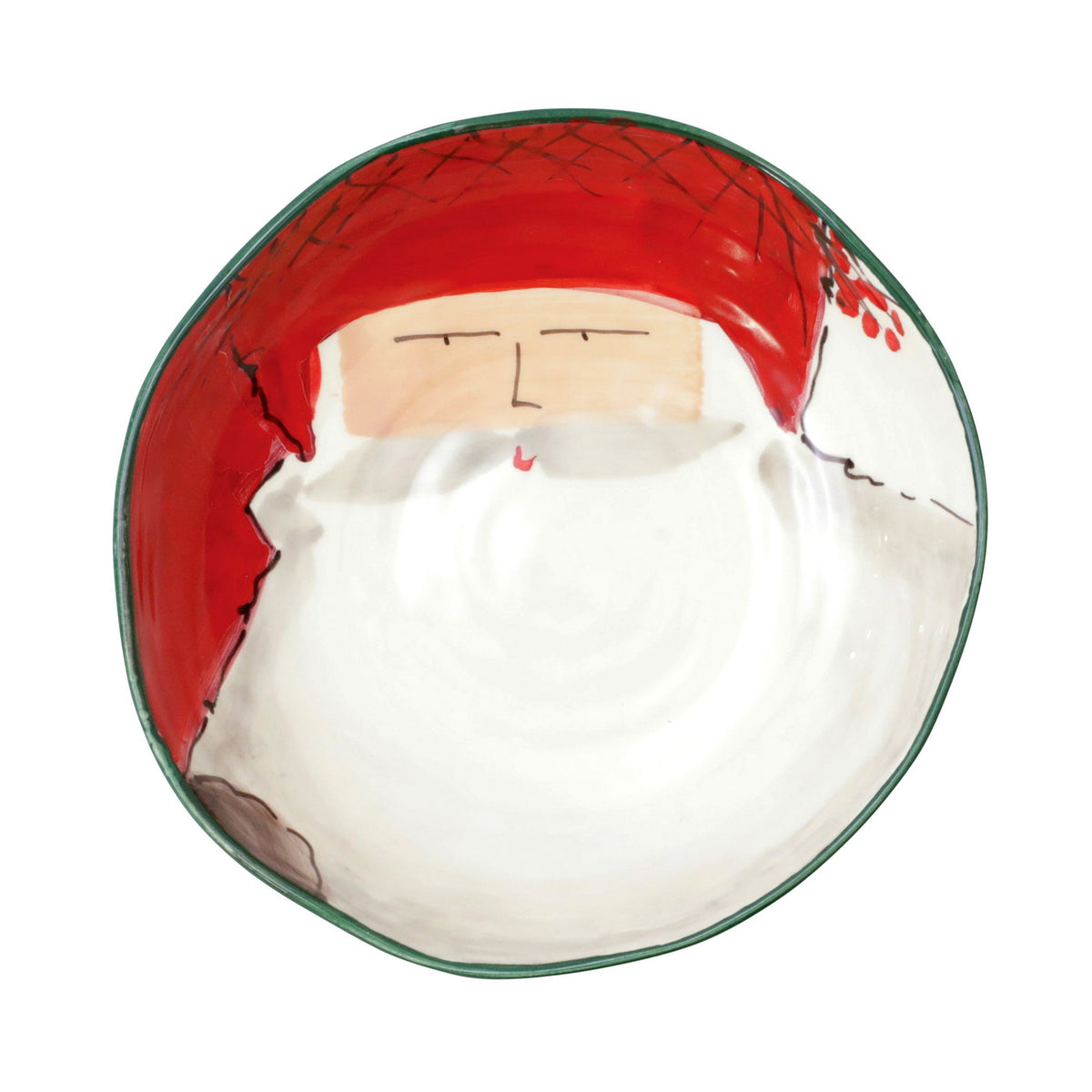 Old St. Nick Pasta Bowl - Red Hat