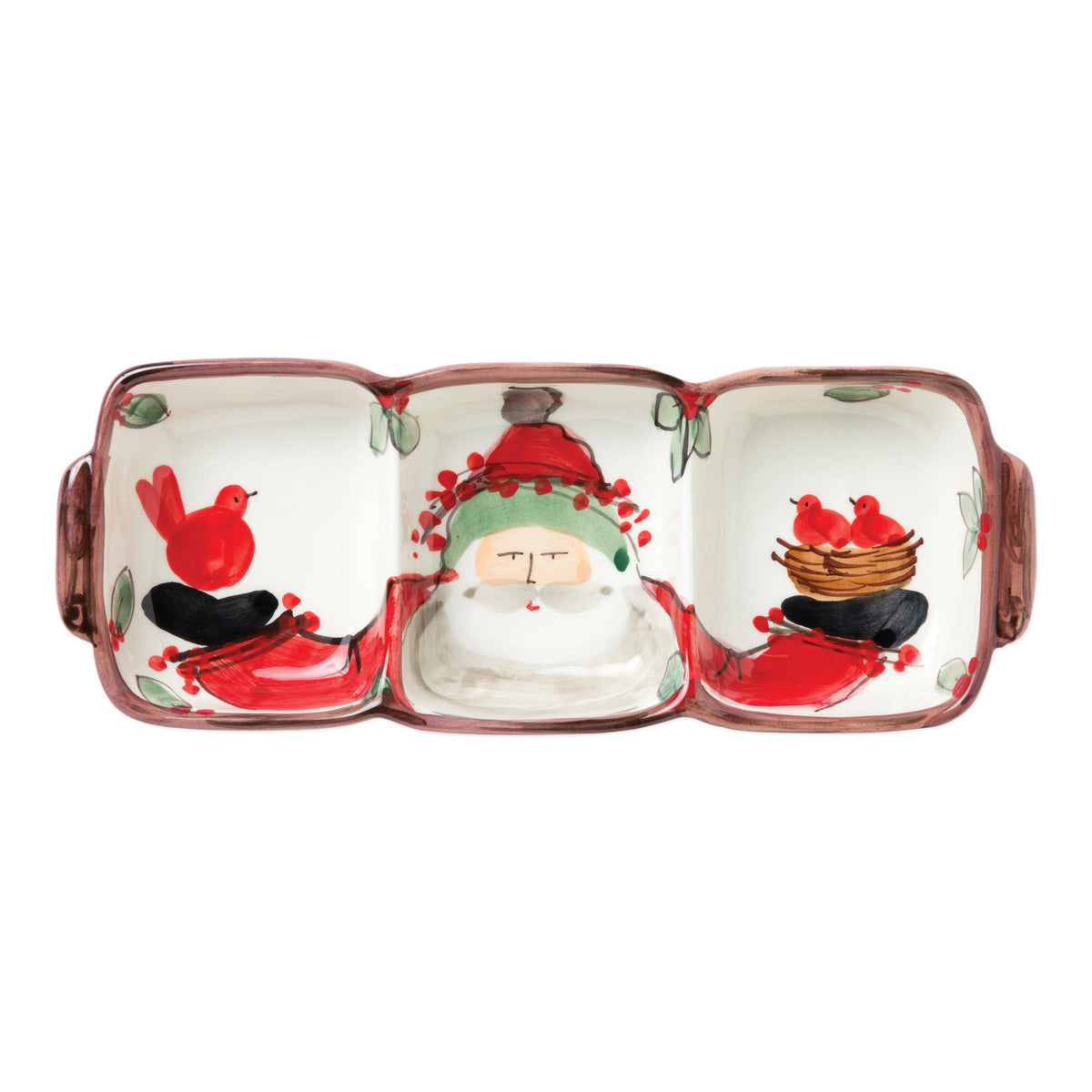 Old St. Nick Three-Part Server