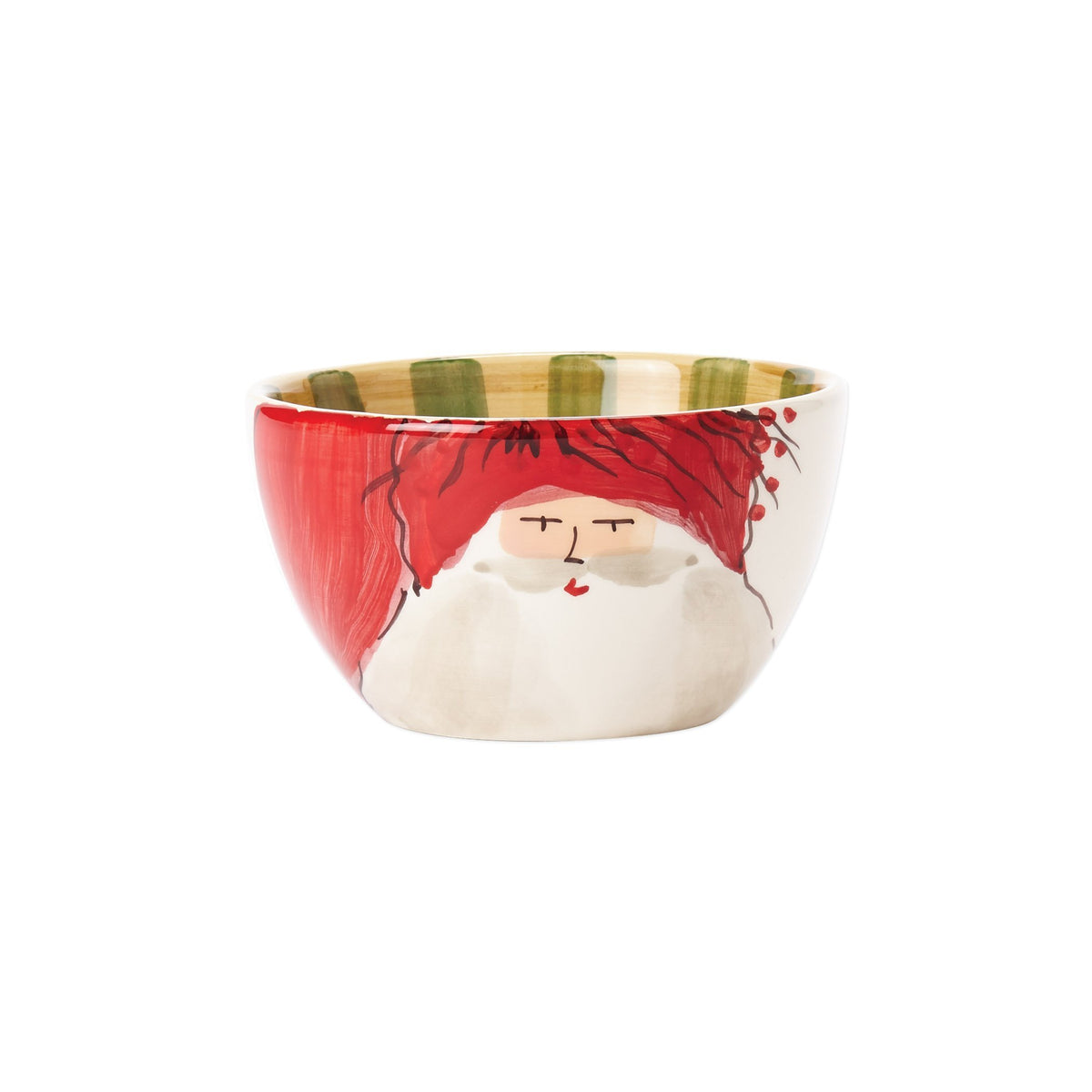 Old St. Nick Cereal Bowl - Red Hat