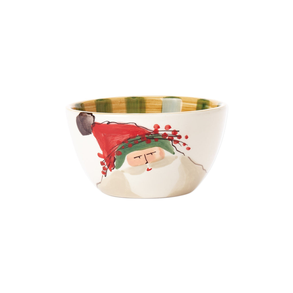 Old St. Nick Cereal Bowl - Green Hat