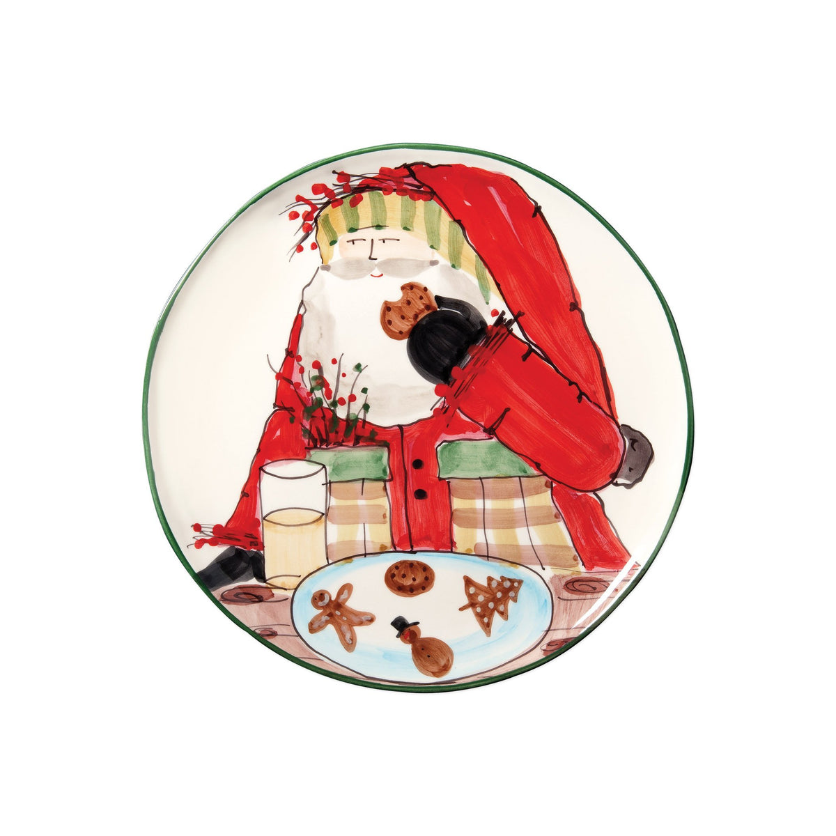 Old St. Nick Cookie Plate