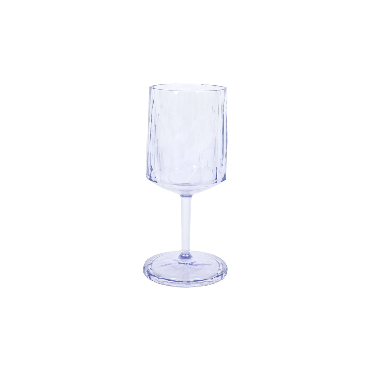 Superglass Blue Wine Glass