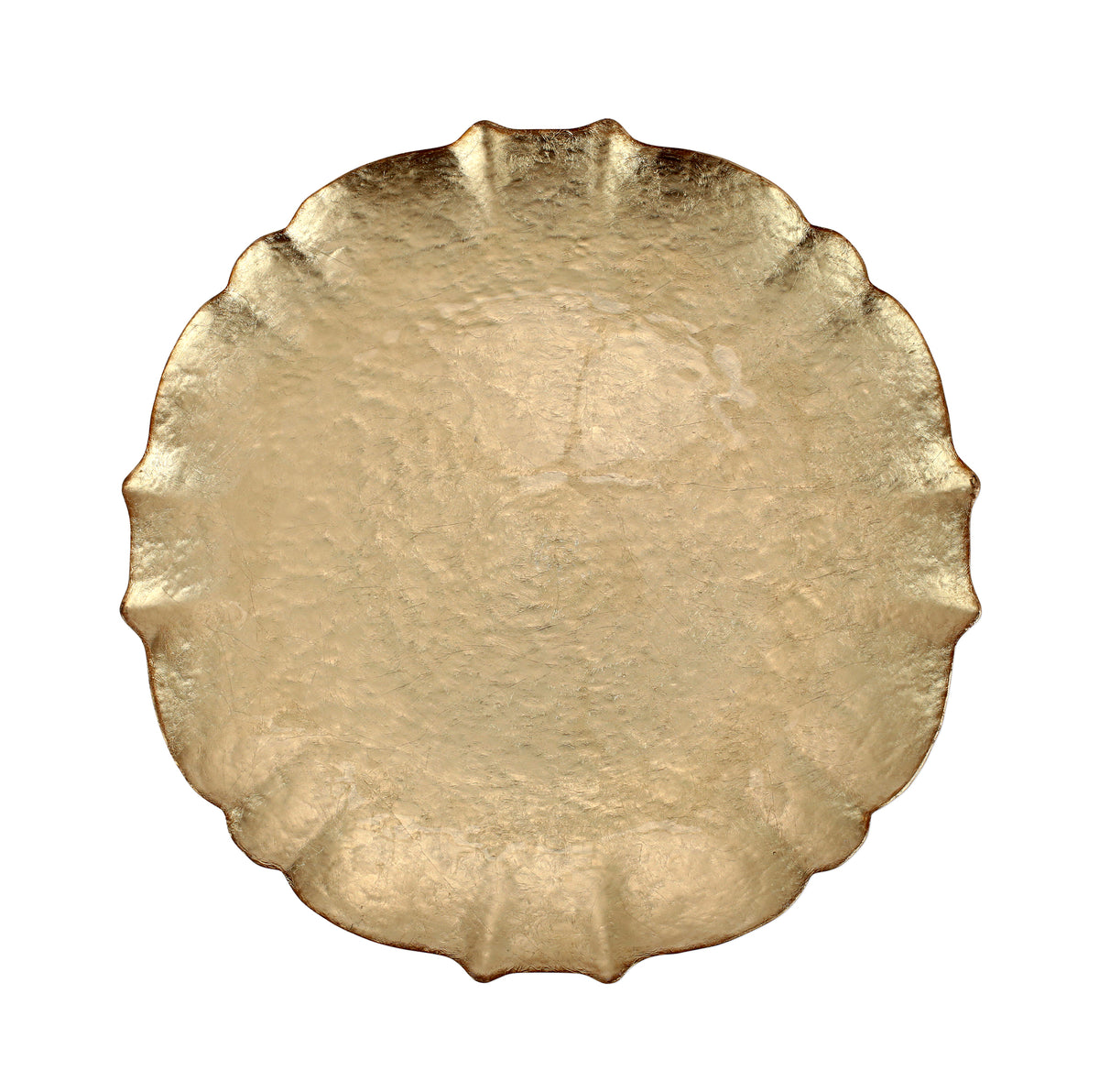 Baroque Glass Gold Cake Stand