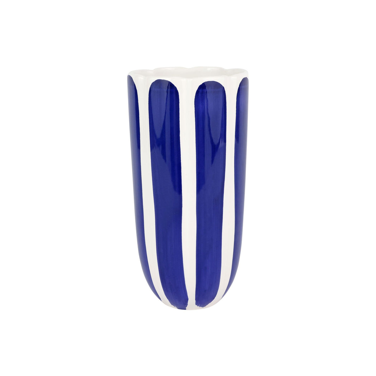 Viva Garden Cobalt Tulip Tall Cachepot