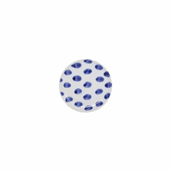 Santorini Dot Cocktail Plate
