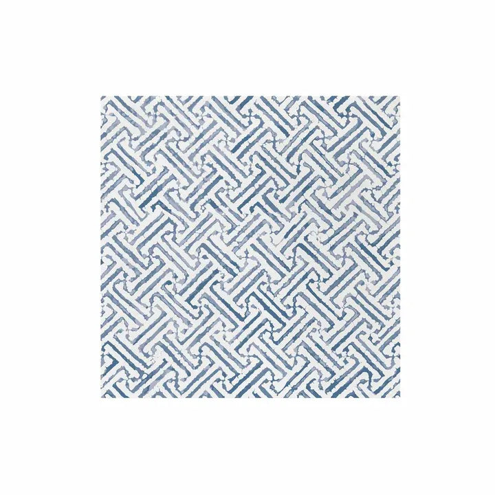 Papersoft Napkins Greek Key Blue Dinner Napkins (Pack of 20)