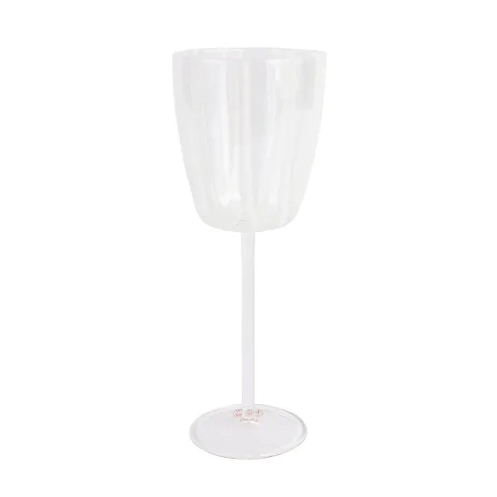 Nuovo Stripe White Wine Glass
