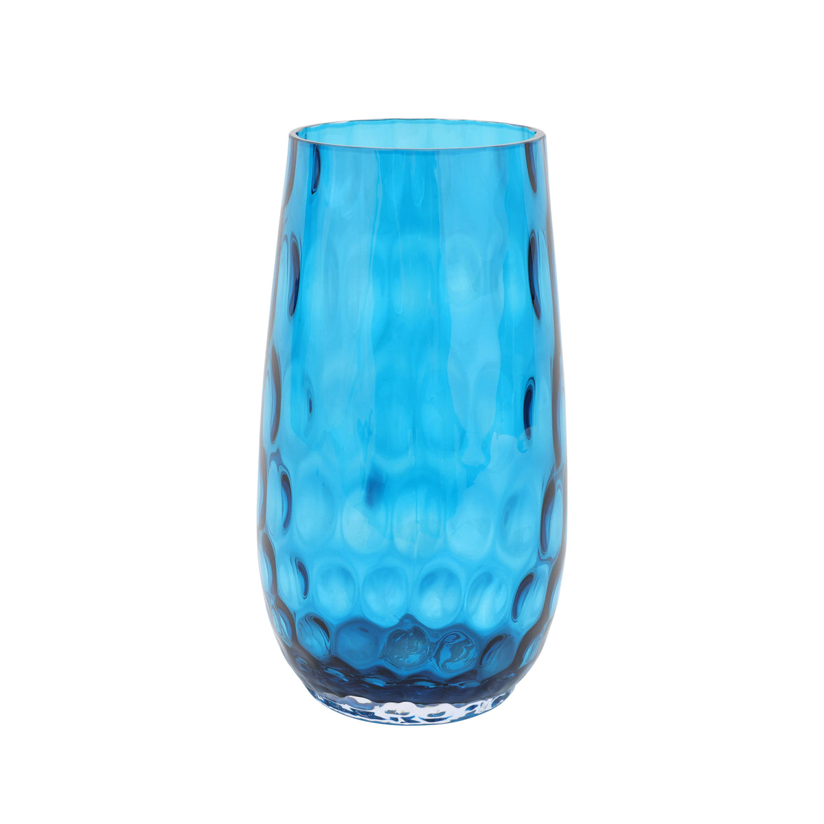 Bolla Glass Ash Blue Small Pebbled Vase