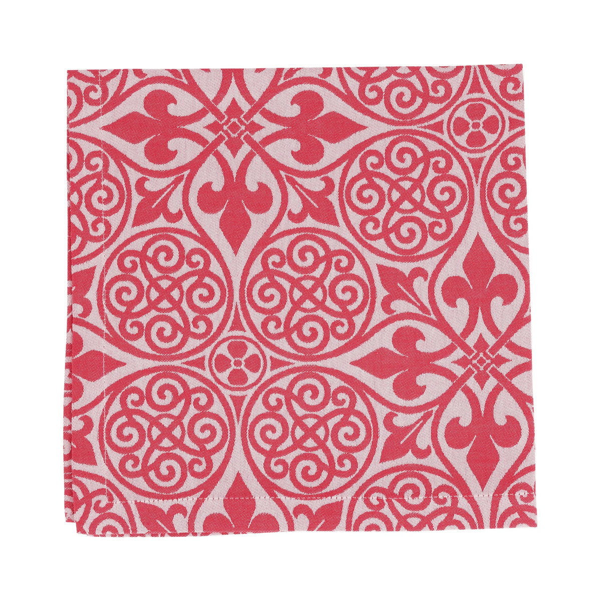 Damask Red Napkins - Set of 4