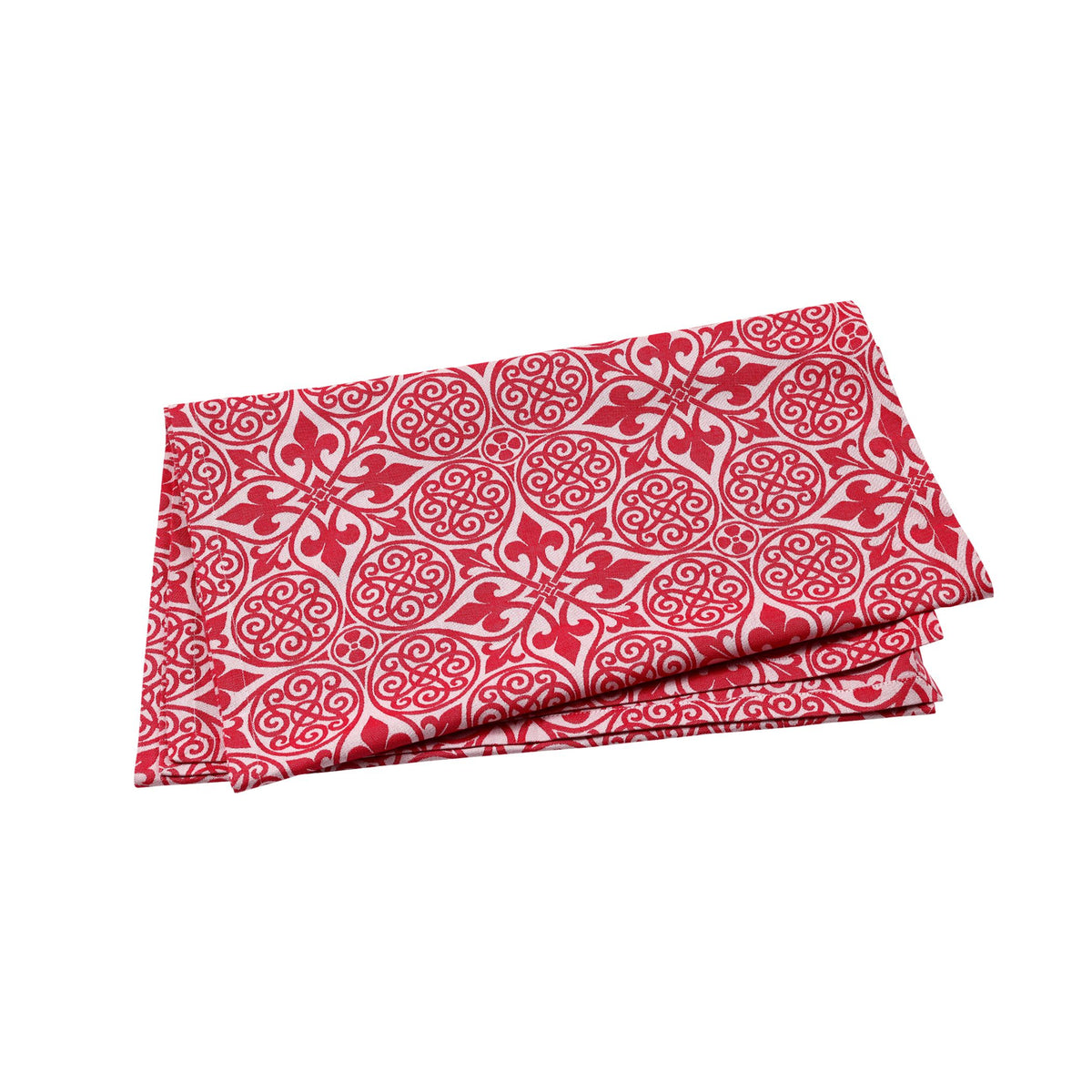 Damask Red Runner