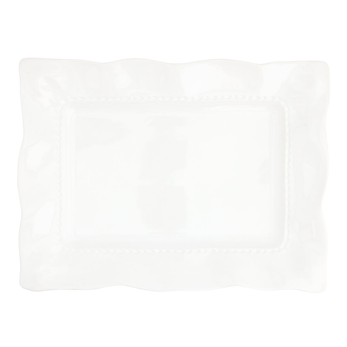 Giorno White Rectangular Platter