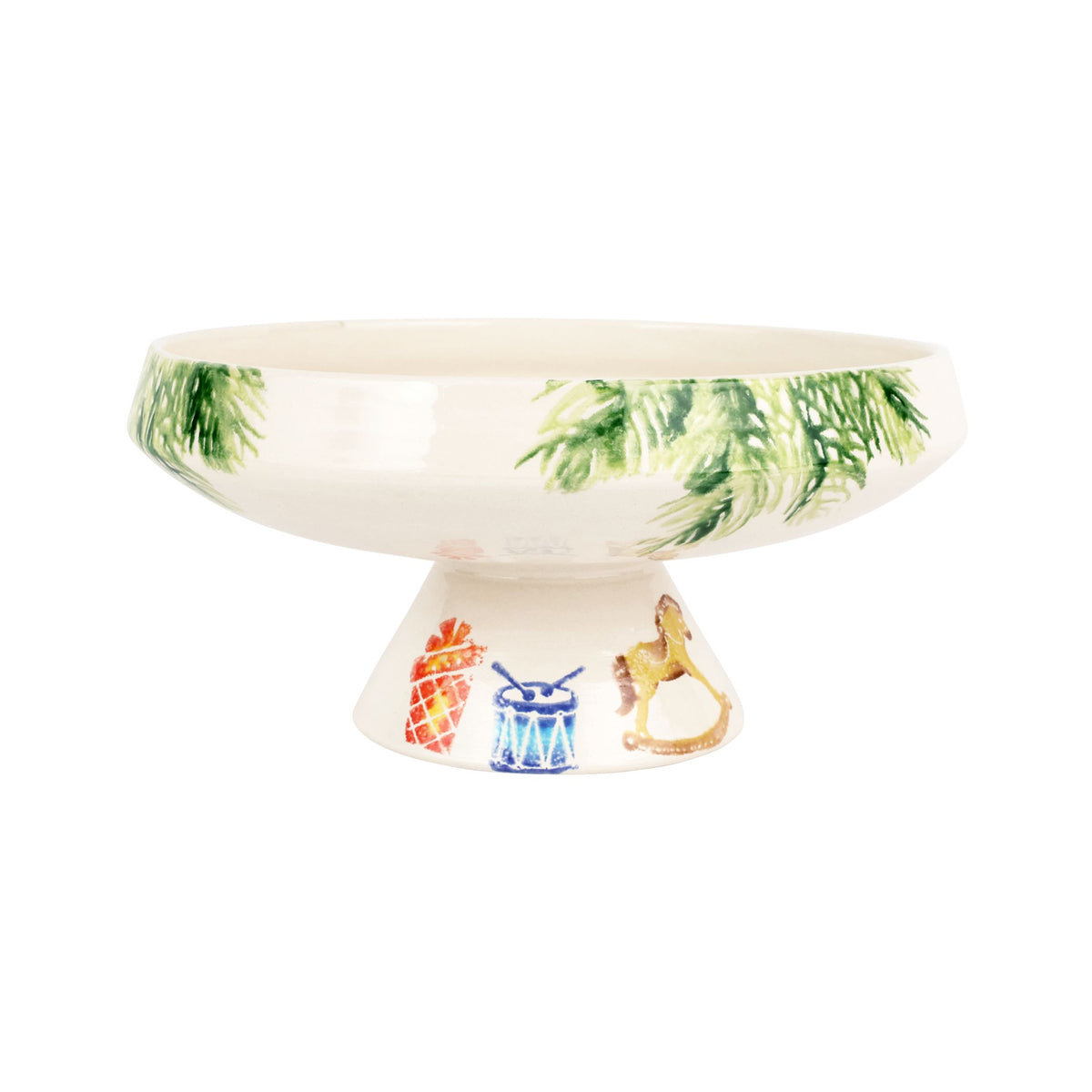 Nutcrackers Pedestal Fruit Bowl