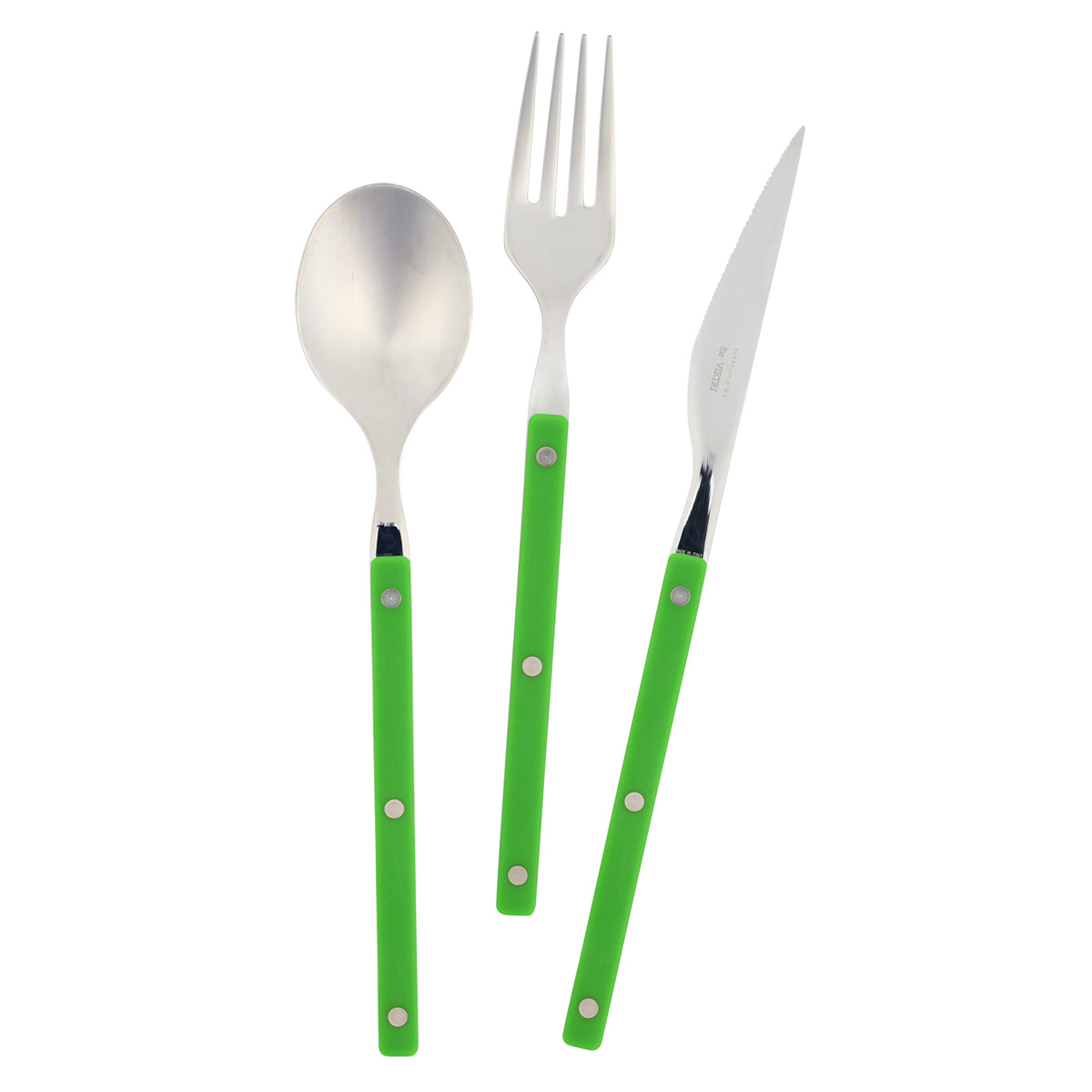 Pastello Green Three-Piece Place Setting