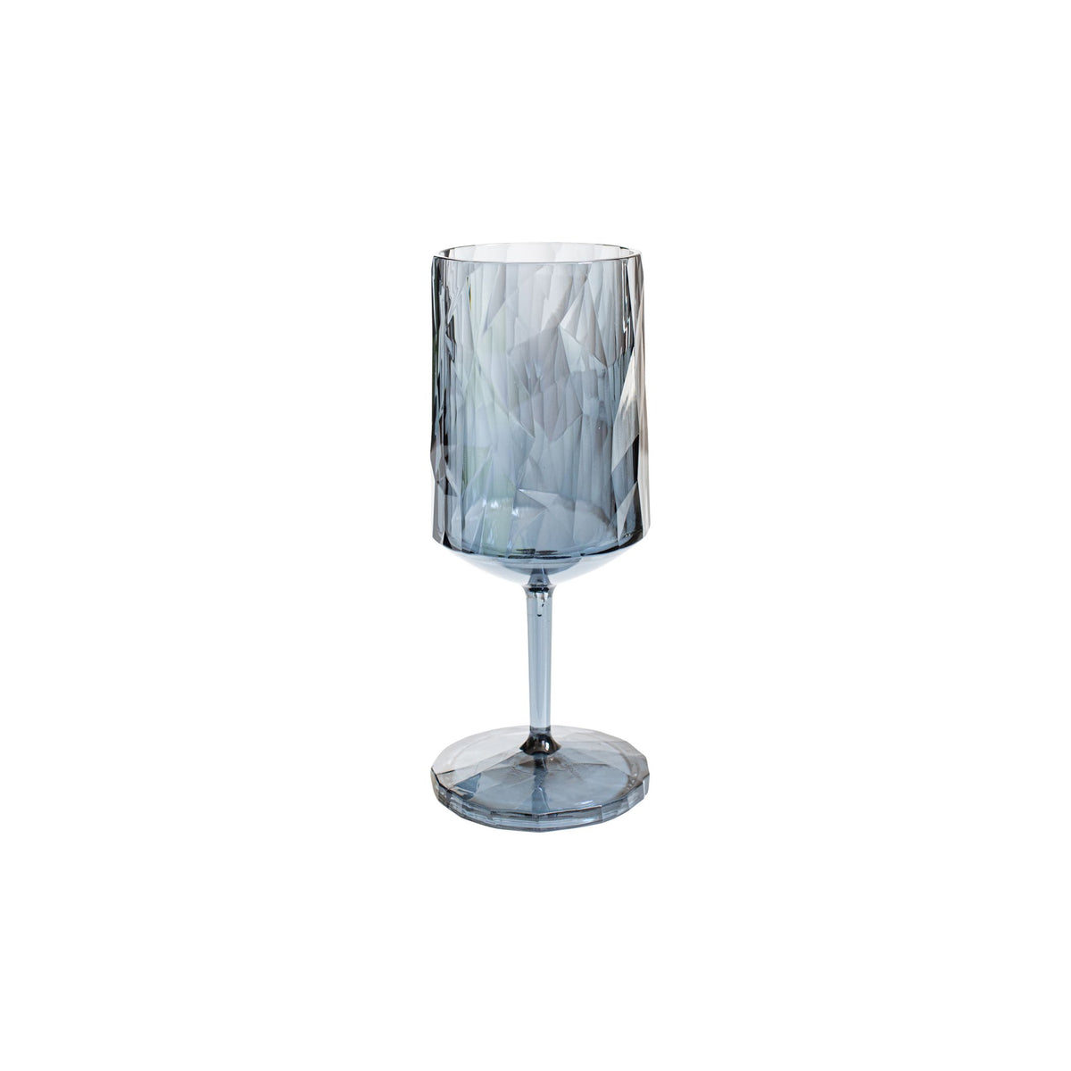Superglass Smoke Gray Wine Glass