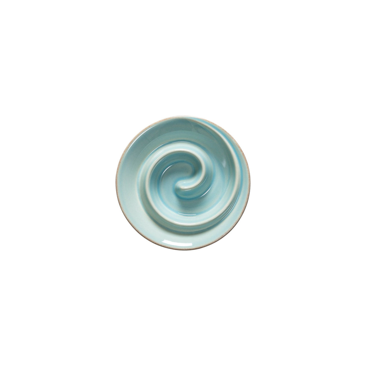 Robin's Egg Blue Small Spiral Appetizer Dish Cook & Host by Casafina