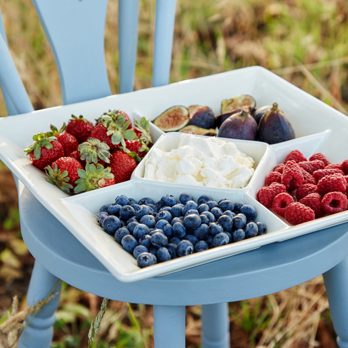 White Square Appetizer Tray Cook & Host by Casafina