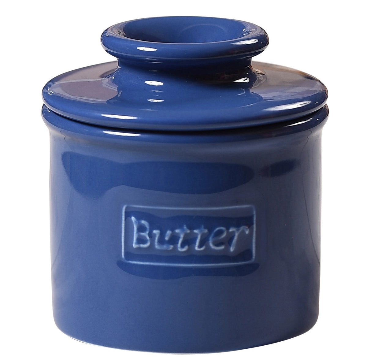 The Original Butter Bell Crock - Cafe Royal Blue