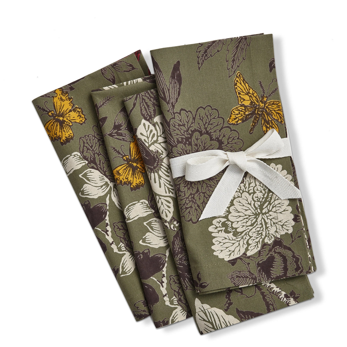 Autumn Toile Napkin Set of 4 - Green