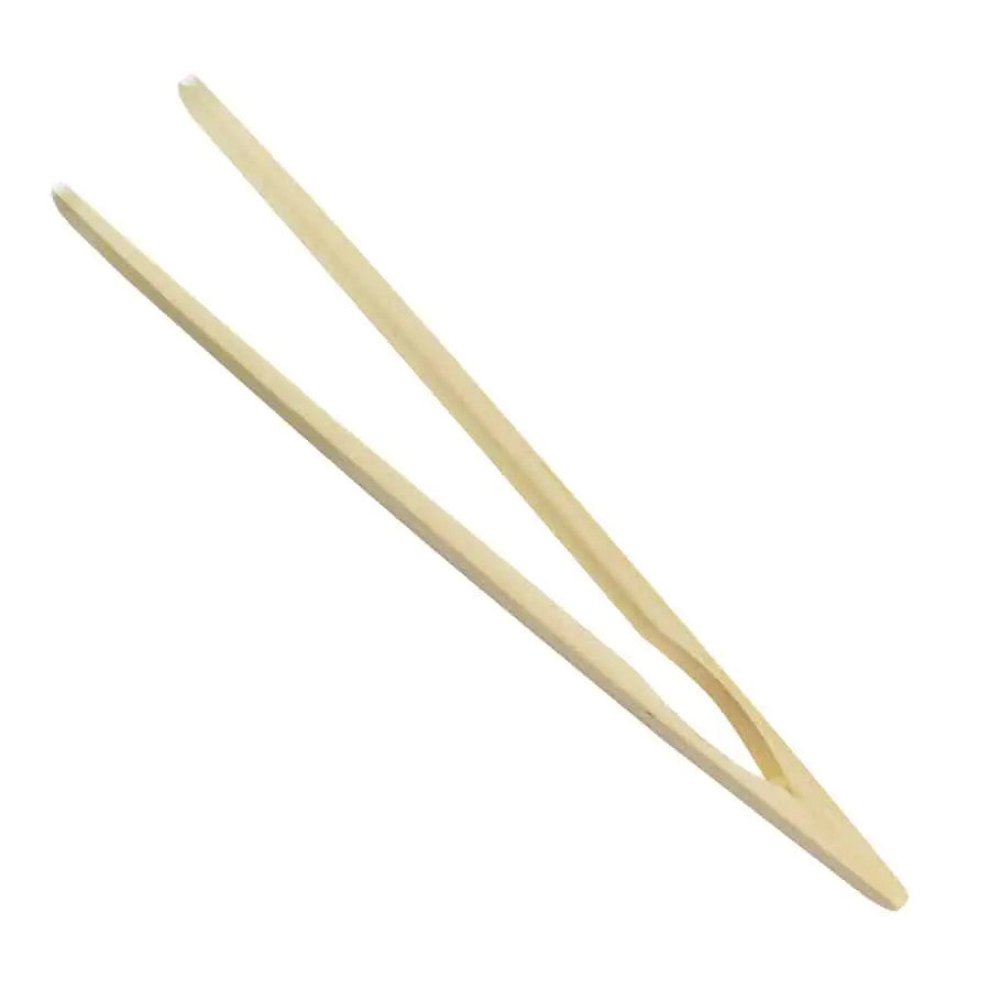 Bamboo Toast Tongs 12"