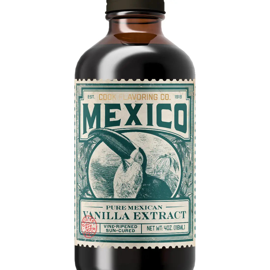 Single Origin Pure Mexican Vanilla Extract