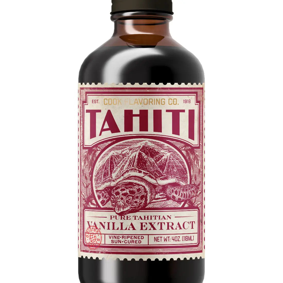 Single Origin Pure Tahitian Vanilla Extract