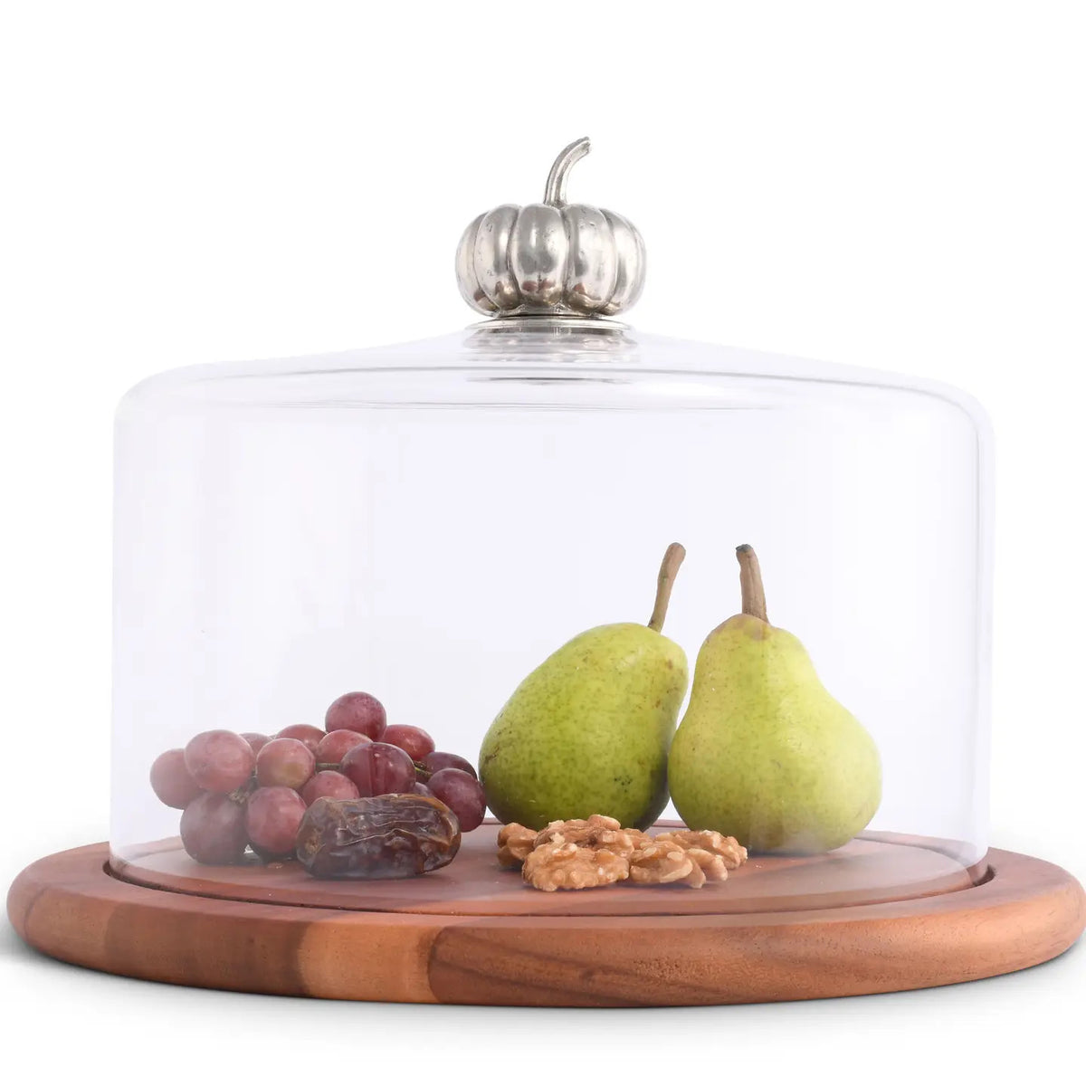 *Pumpkin Glass Covered Cheese Wood Board