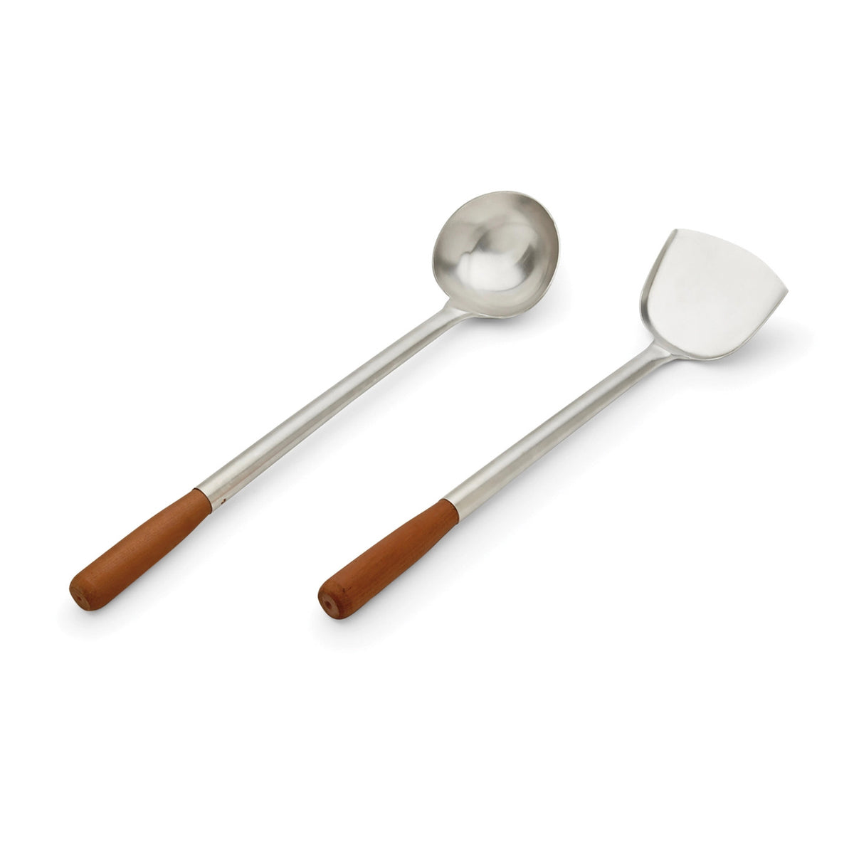 Wok Spatula and Ladle Tool Set, 17"