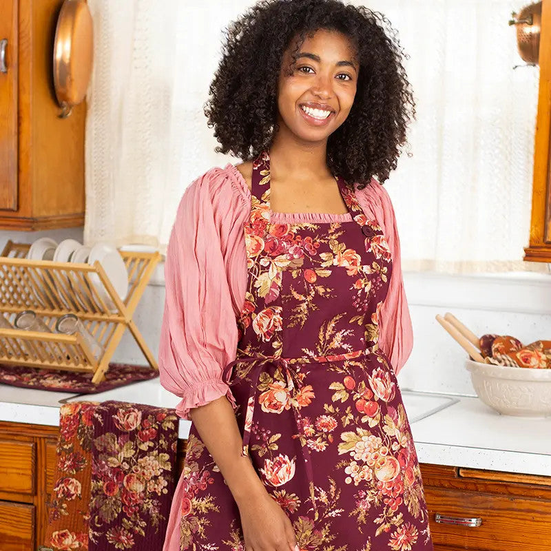 Bountiful Harvest Chef Apron - Wine
