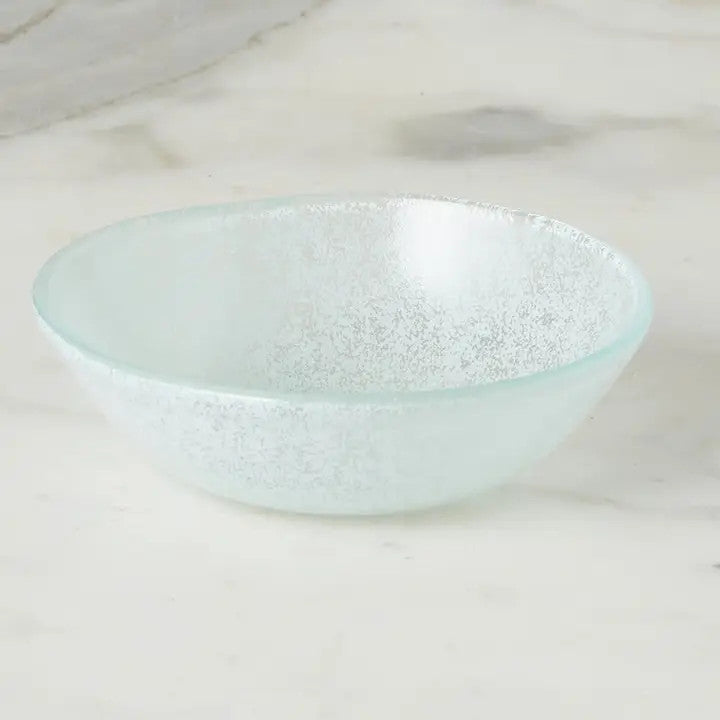 Glass Tasting Bowl, White