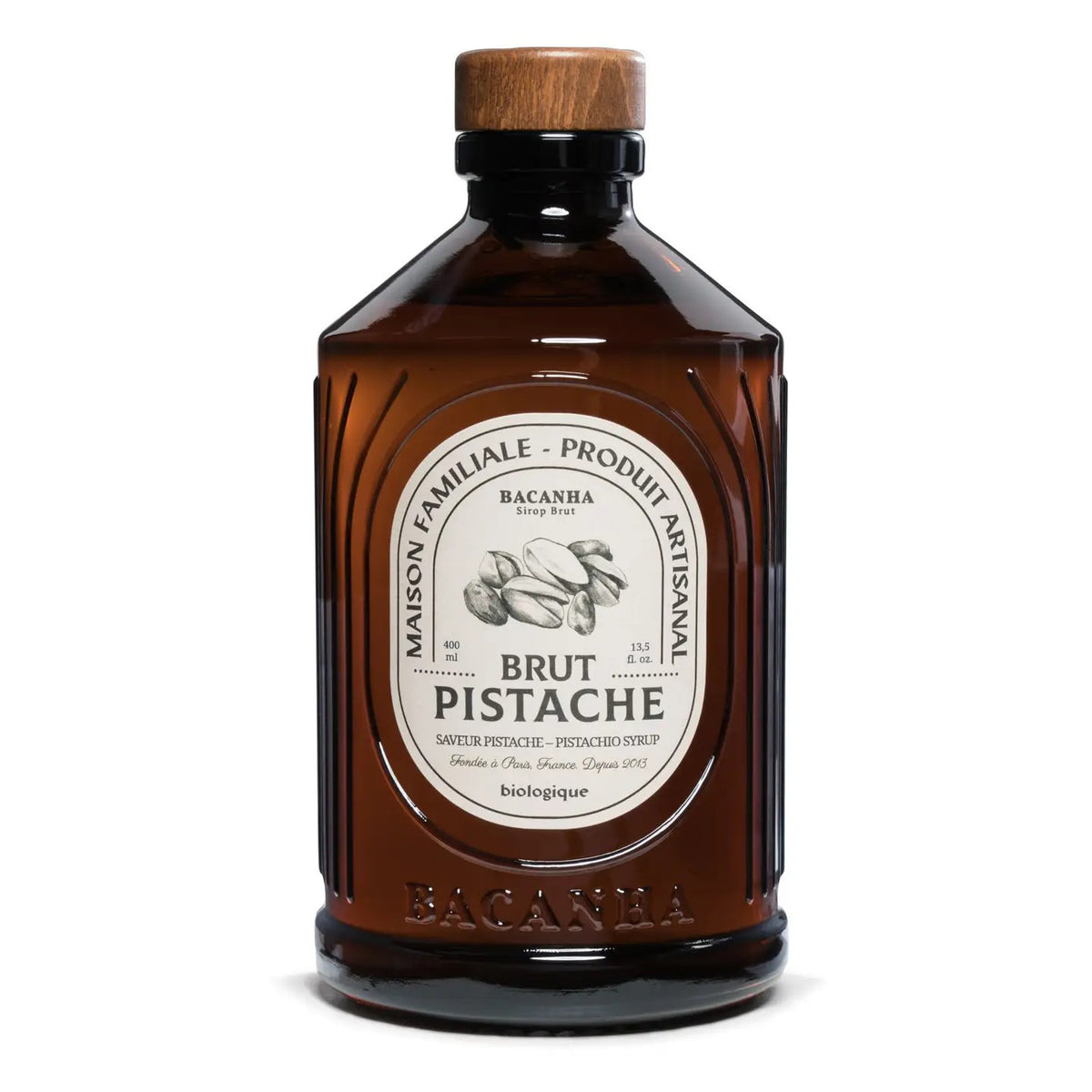 Raw Pistachio Syrup - Organic - 400ml - 13,5 Fl. oz.